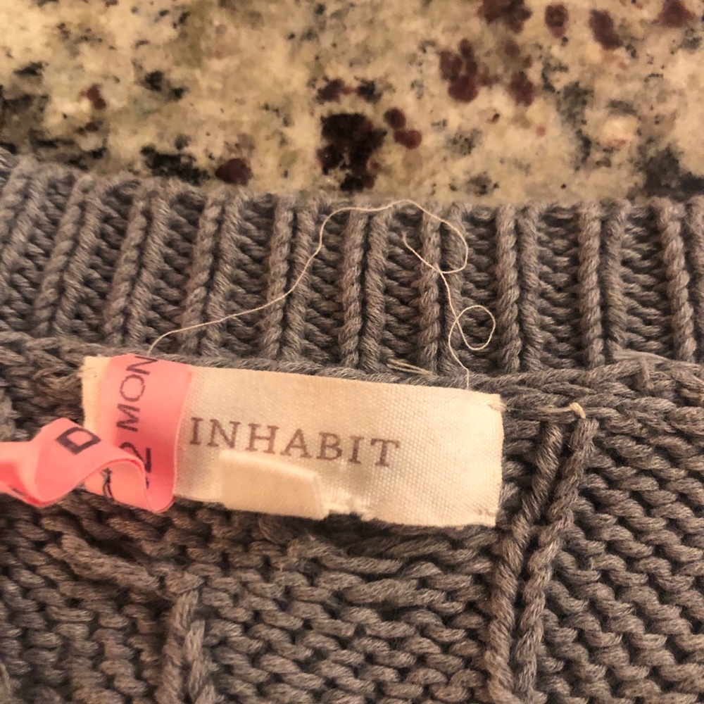 Cabled sweater